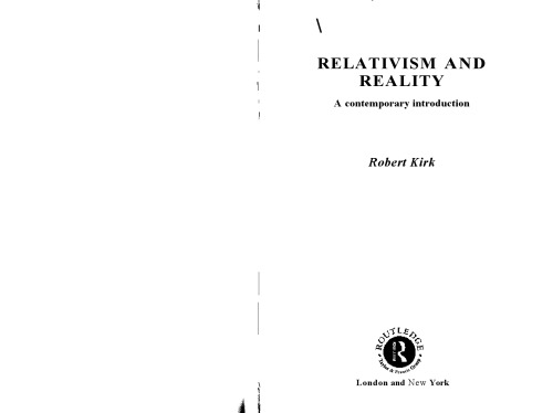 Relativism and Reality: A Contemporary Introduction