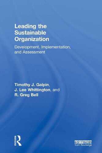 Leading the Sustainable Organization