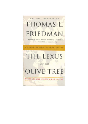 The Lexus and the Olive Tree: Understanding Globalization