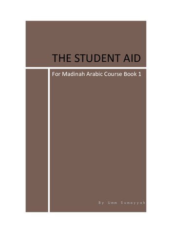 Madinah Book 1 - The Student Aid