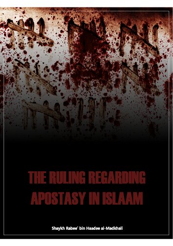 The Ruling regarding Apostasy in Islaam