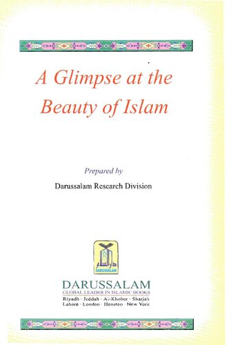 A Glimpse at the Beauty of Islam