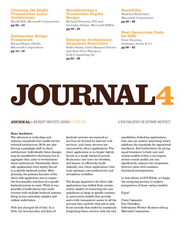 Microsoft Architects Journal