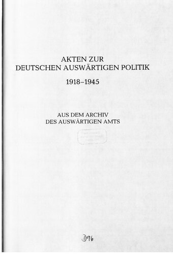 Ergänzungsband zu den Bänden A-E : Gesamtpersonenverzeichnis, Porträtfotos und Daten zur Denstverwendung; Anhänge