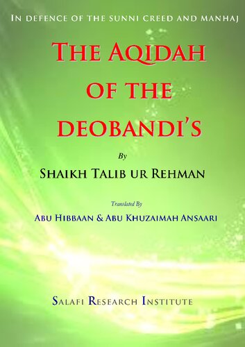 The Aqidah of the Deobandis
