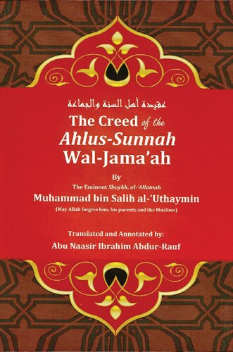 The Creed of the Ahlus-Sunnah wal-Jama’ah