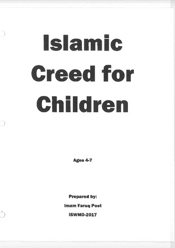 Islamic Creed for Children