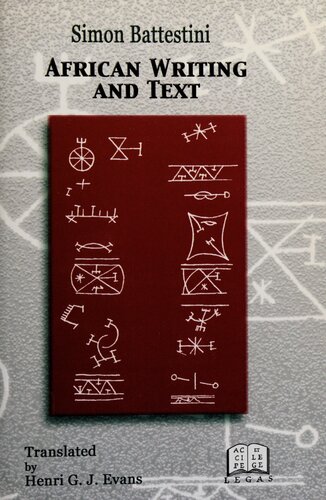 African Writing And Text