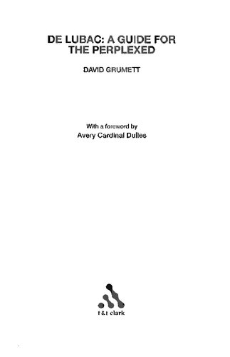 De Lubac: A Guide for the Perplexed