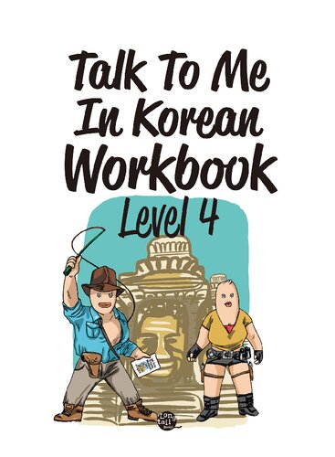 Talk To Me In Korean Workbook Level 4