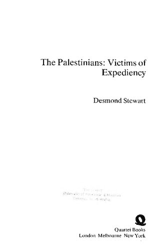 The Palestinians, victims of expediency