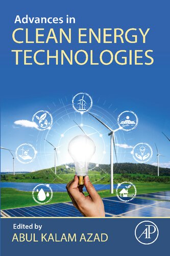 Advances in Clean Energy Technologies