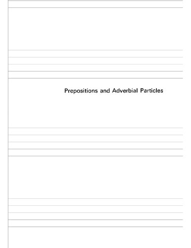 Prepositions and Adverbial Particles (Properly Bookmarked)