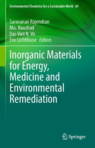 Inorganic Materials for Energy, Medicine and Environmental Remediation