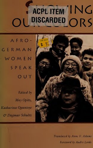 Showing Our Colors: Afro-German Women Speak Out