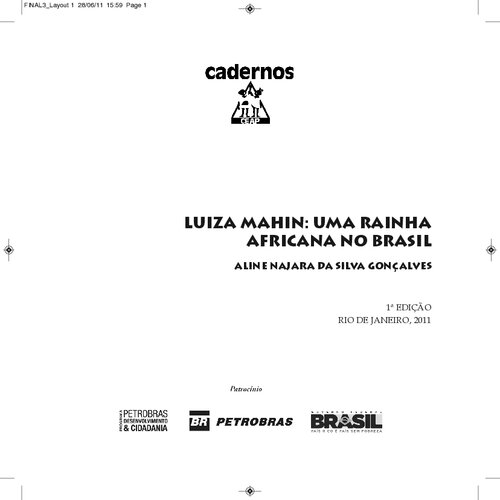 Luiza Mahin: uma Rainha Africana no Brasil