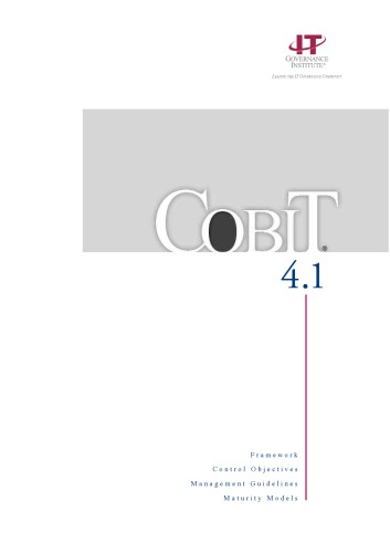 Cobit 3 (рус)/ Cobit 4.1. (англ)