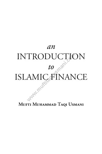 An Introduction To Islamic Finance Version 2