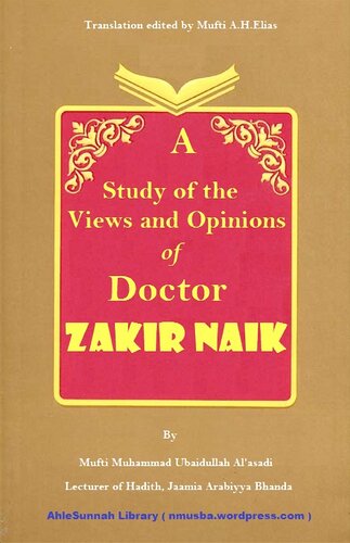 A Study Of The Views Of Dr Zakir Naik
