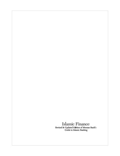 Islamic Finance Meezan Bank Guide To Islamic Banking