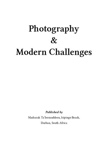 Photography & Modern Challenges
