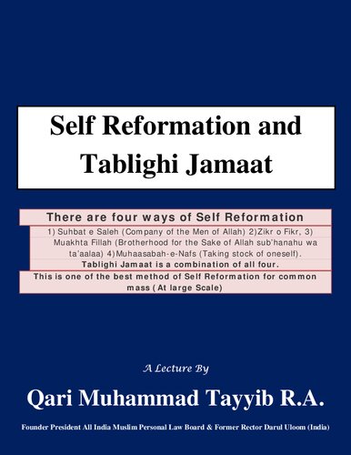 Self Reformation And Tableeghi Jamat