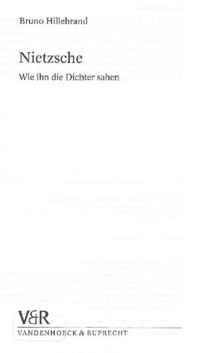 Nietzsche : wie ihn die Dichter sahen