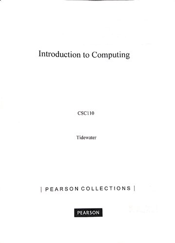 Introduction to Computing