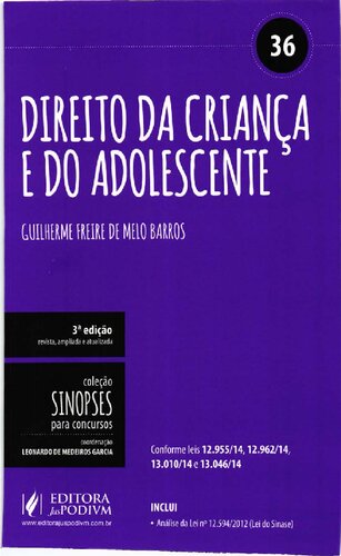 Direito da Criança e do Adolescente (ECA) - Volume 36. Coleção Sinopses Para Concursos