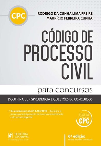 Código de Processo Civil Para Concursos