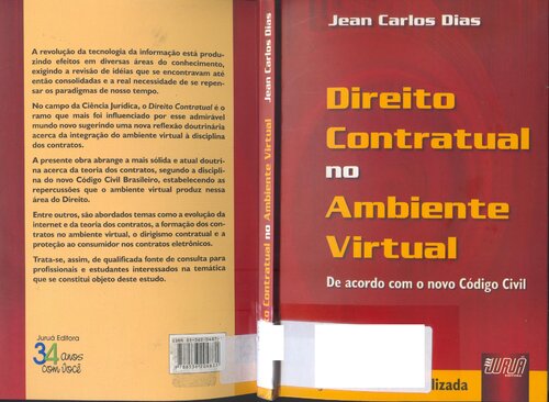 Direito Contratual no Ambiente Virtual, O - De acordo com o Novo Código Civil