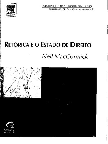 Retorica E O Estado De Direito