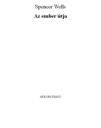 Az ember útja