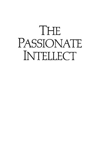 The Passionate Intellect: Essays on the Transformation of Classical Traditions: Presented to Professor I.G. Kidd
