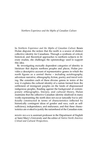 Northern Experience and the Myths of Canadian Culture