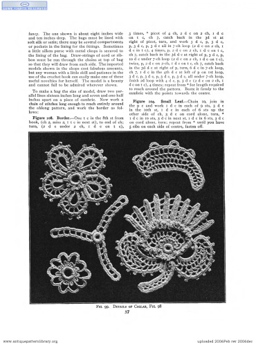The Priscilla Irish Crochet book № 1