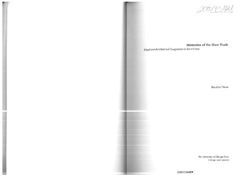 Memories of the Slave Trade: Ritual and the Historical Imagination in Sierra Leone