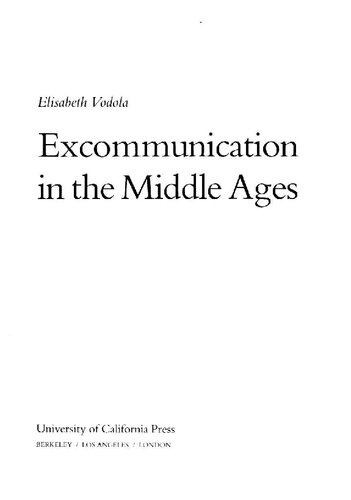 Excommunication in the Middle Ages
