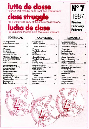 lutte de classe / class struggle / lucha de clase FRA/ENG/ESP trilingual edition #7