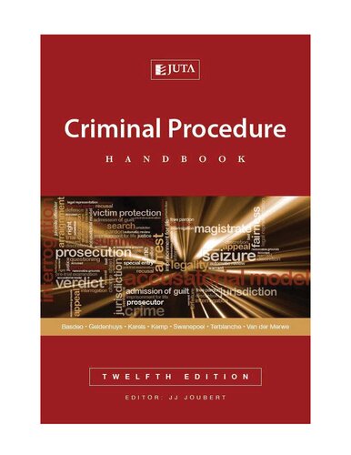Criminal procedure handbook