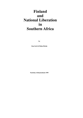 Finland and National Liberation in Southern Africa
