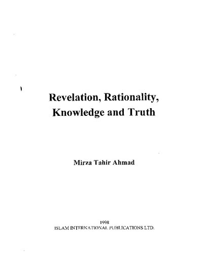 Revelation, Rationality Knowledge and Truth