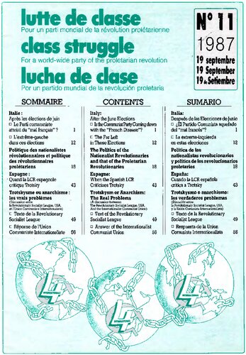 lutte de classe / class struggle / lucha de clase FRA/ENG/ESP trilingual edition #11