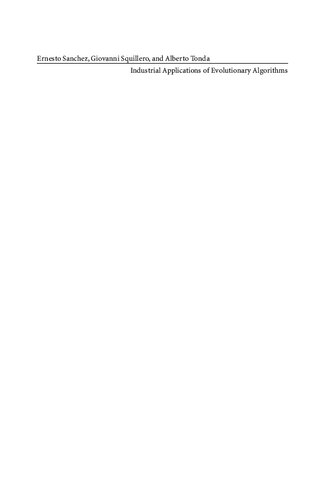 Industrial Applications of Evolutionary Algorithms