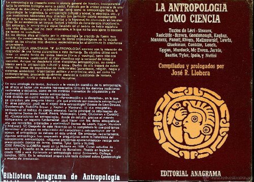 Antropologia como ciencia, la