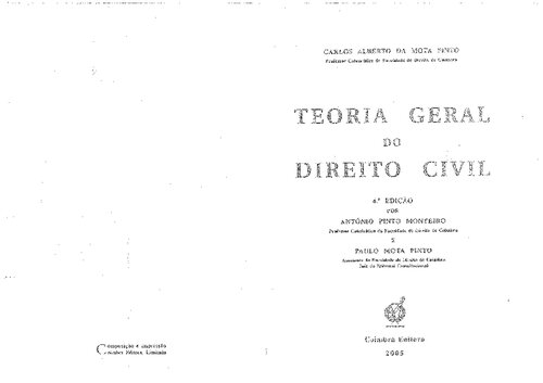 Teoria geral do direito civil