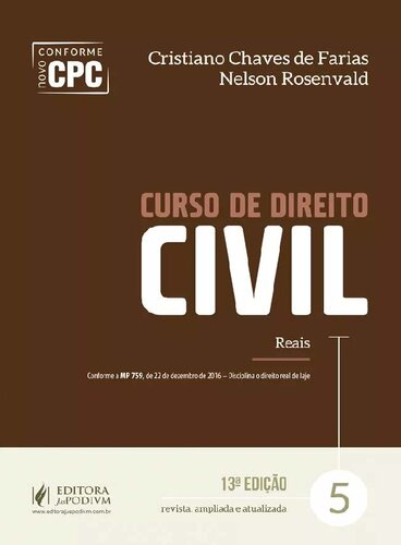 Curso de Direito Civil: Reais