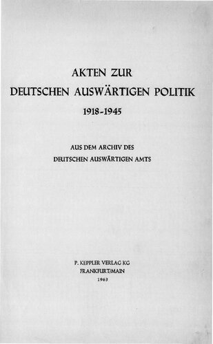 DIE KRIEGSJAHRE : 23. Juni bis 31. August 1940