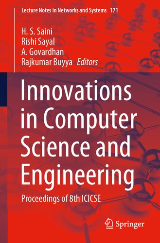 Innovations in Computer Science and Engineering: Proceedings of 8th ICICSE (Lecture Notes in Networks and Systems, 171)