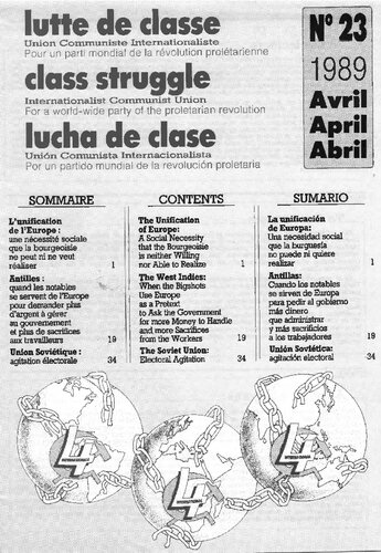 lutte de classe / class struggle / lucha de clase FRA/ENG/ESP trilingual edition #23